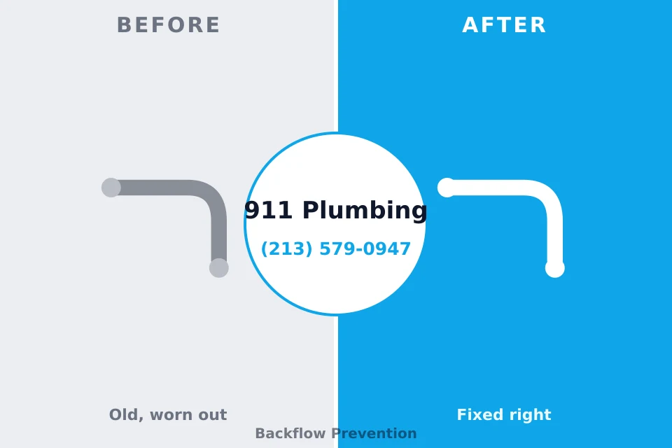Before and after: plumbing company Watsessing, NJ